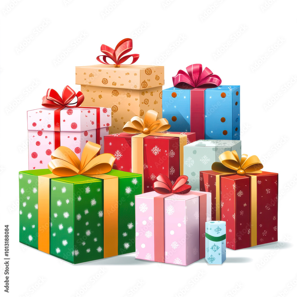 Fototapeta premium Colorful Gift Boxes for Party Event