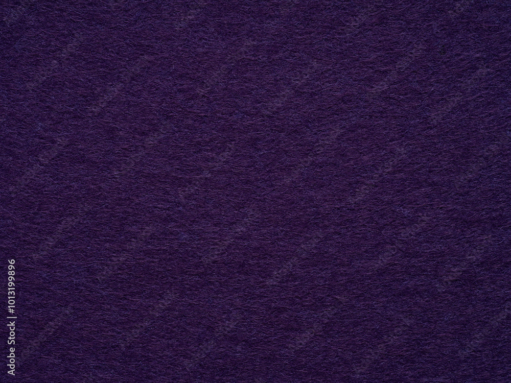 Deep purple felt fabric enfolds the viewer in a world of rich texture and color