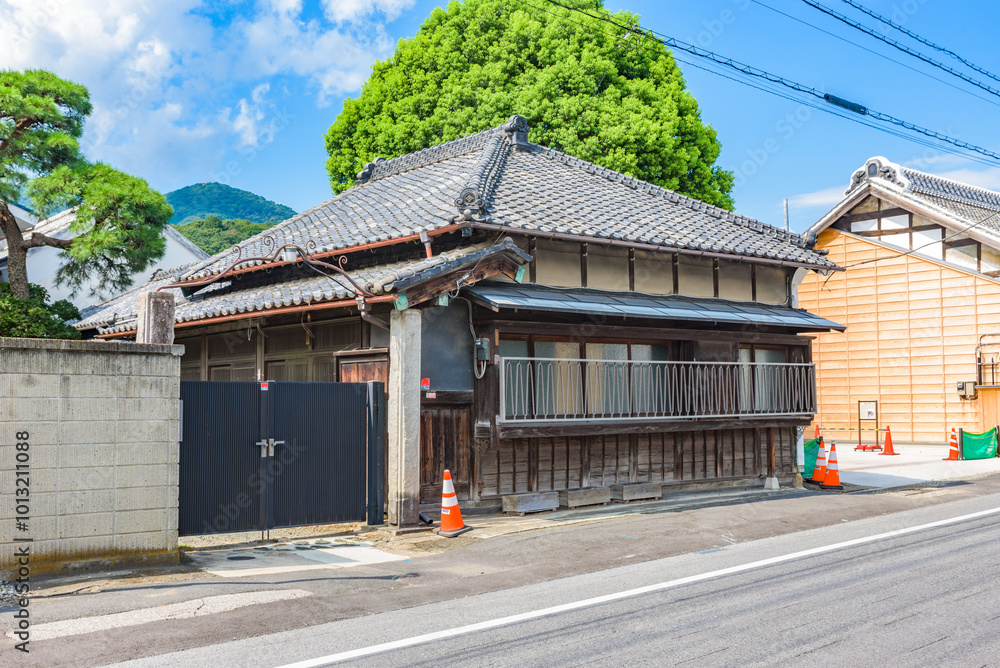 Street view of Kiryu Shinmachi, Kiryu City, Important Preservation Districts for Groups of Traditional Buildings, Gunma Prefecture, Japan. Street view of Kiryu Shinmachi, Kiryu City, Important Preservation Districts for Groups of Traditional Buildings, Gunma Prefecture, Japan.