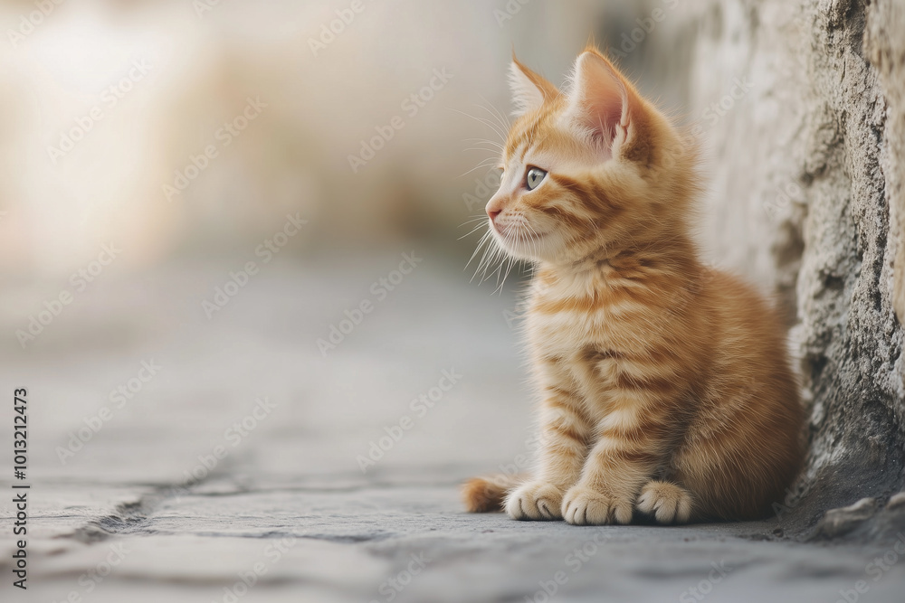 Adorable and Cute Kitten Background Adorable and Cute Kitten Background