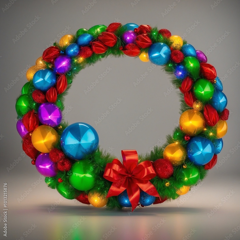 Weihnachten Beleuchtung Deko bunt. Generative AI Technologie Weihnachten Beleuchtung Deko bunt. Generative AI Technologie