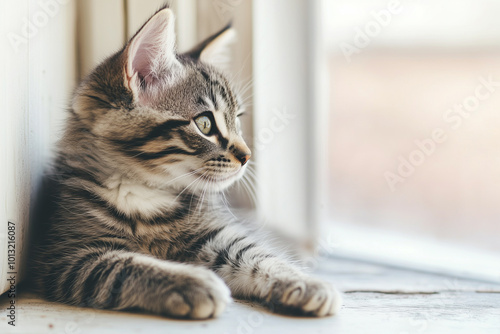 Wallpaper Mural Adorable and Cute Kitten Background Torontodigital.ca