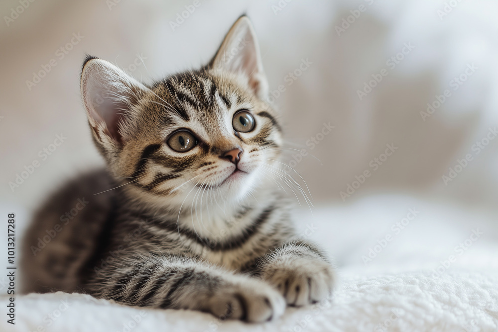 Adorable and Cute Kitten Background Adorable and Cute Kitten Background