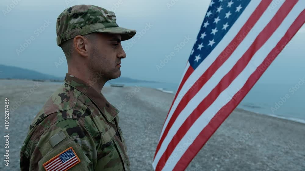 Soldier Away From Home During Memorial Day Soldier Away From Home During Memorial Day