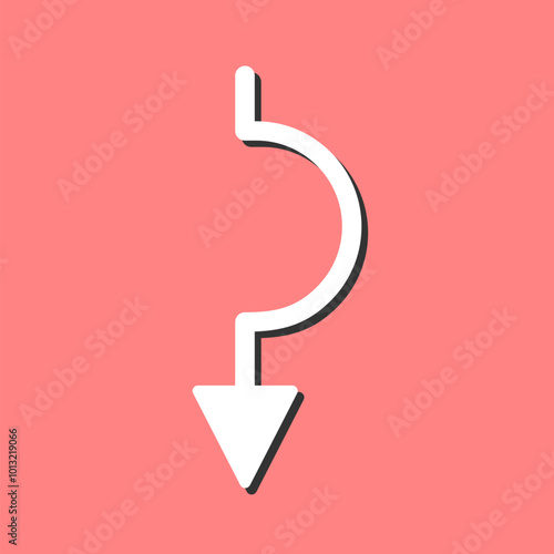 Arrow down Vector Icon