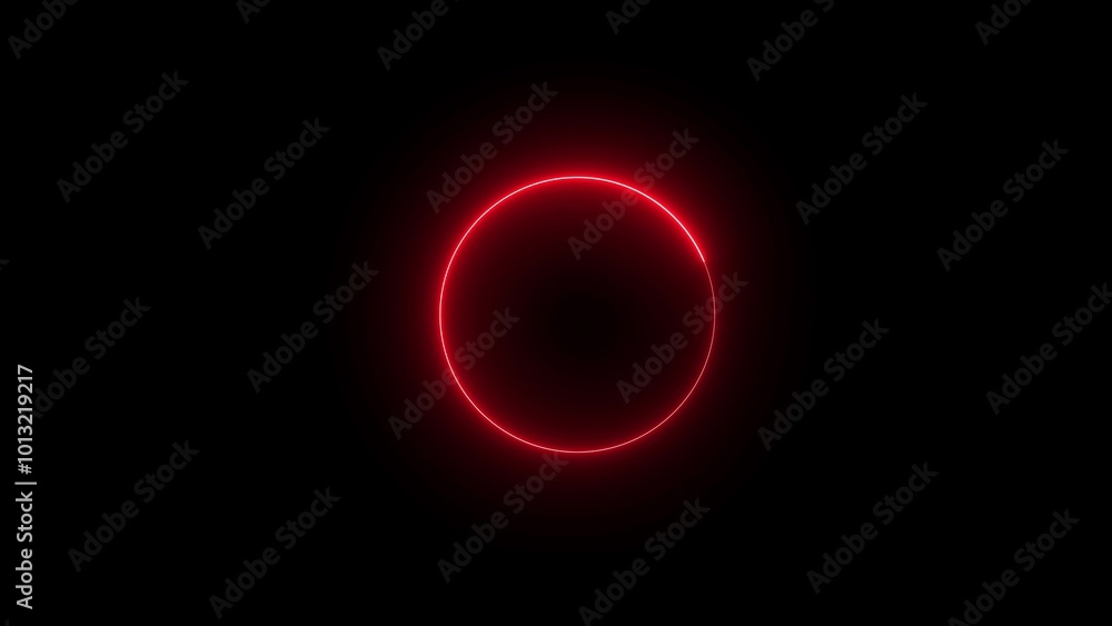 Abstract studio with violet glowing circle frame. Abstract studio with violet glowing circle frame.