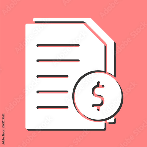 Invoices Vector Icon