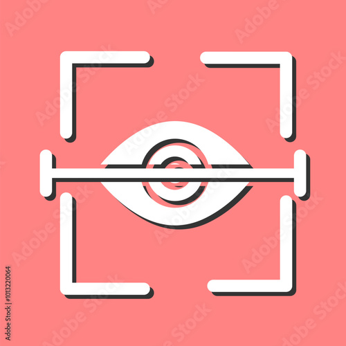 Eye Scan Vector Icon