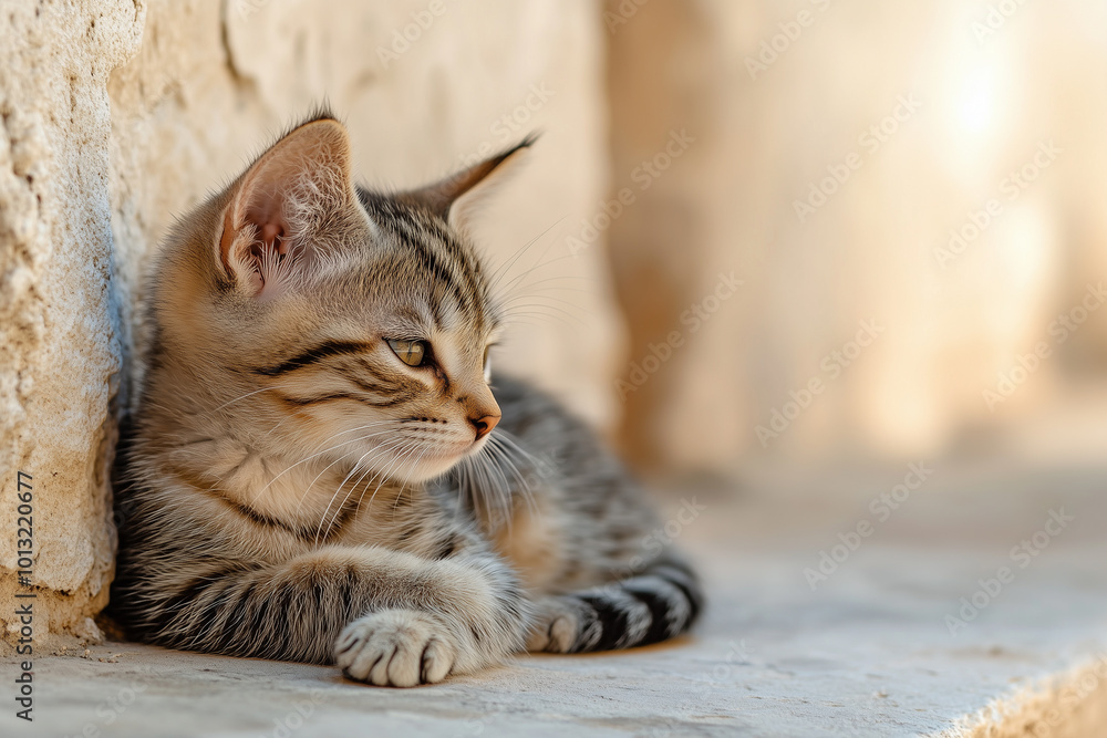 Adorable and Cute Kitten Background Adorable and Cute Kitten Background