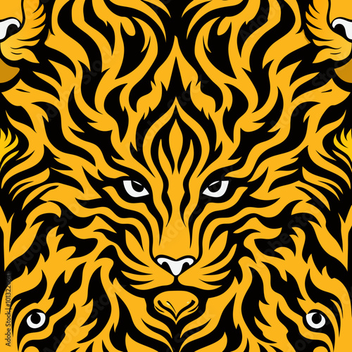tiger skin pattern