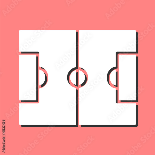 Football Field Vector Icon