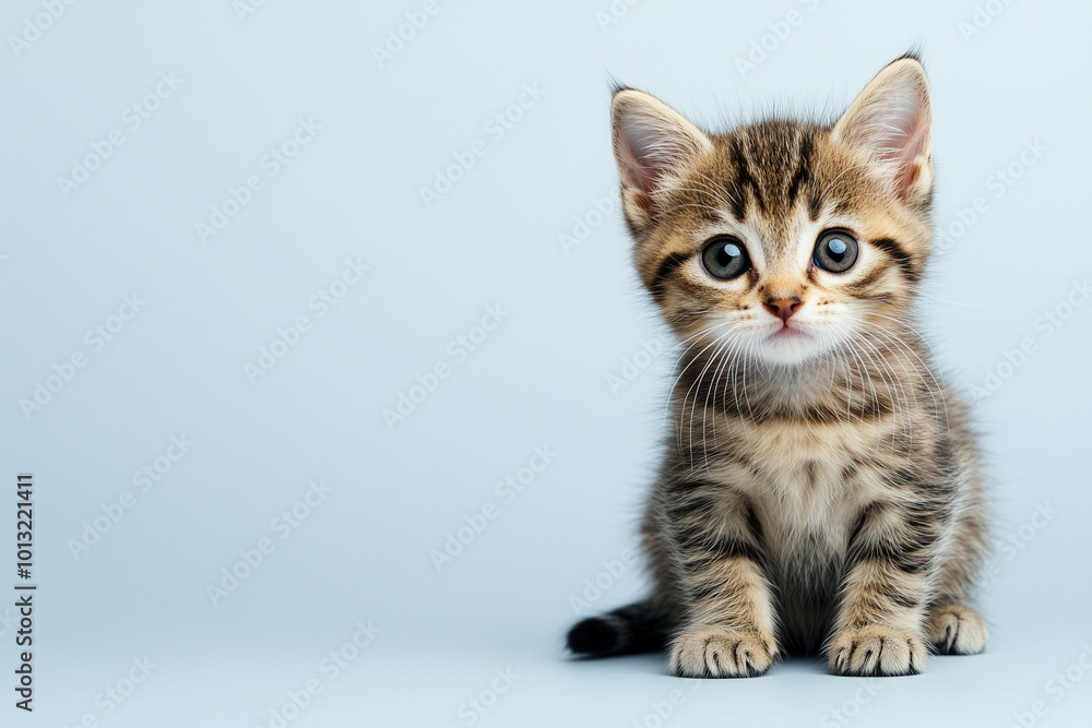 Obraz premium Adorable and Cute Kitten Background