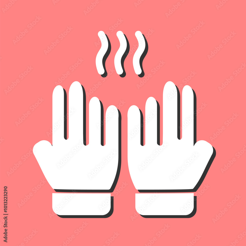 Obraz premium Smelly Hands Vector Icon
