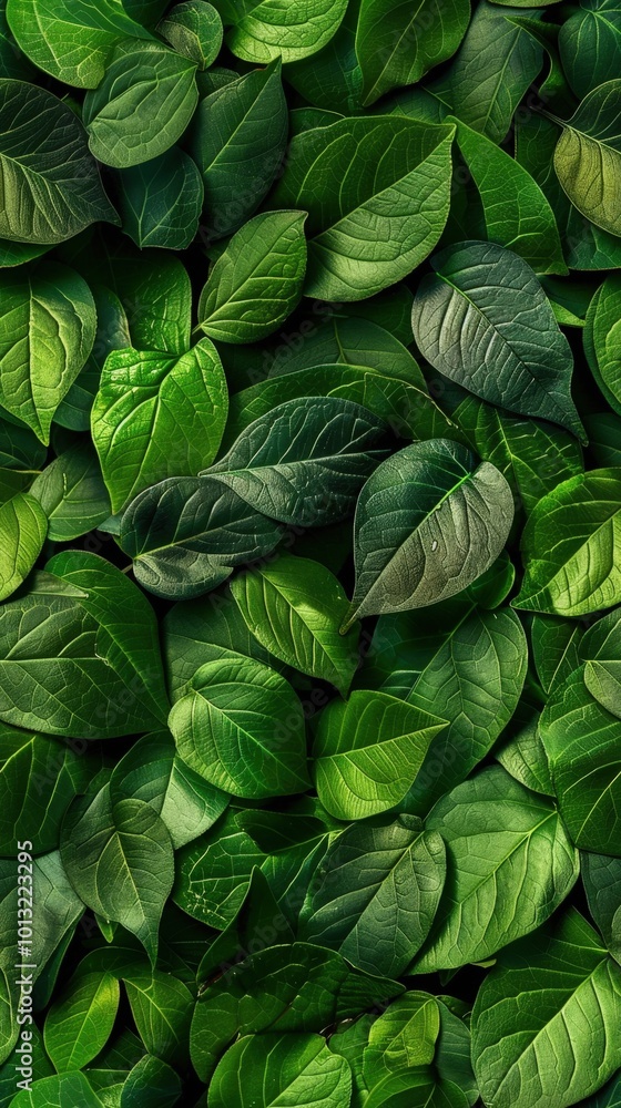 Abstract composition of small leaves creating a textured wall, rich green tones and intricate details, ideal for eco-friendly designs. Abstract composition of small leaves creating a textured wall, rich green tones and intricate details, ideal for eco-friendly designs.