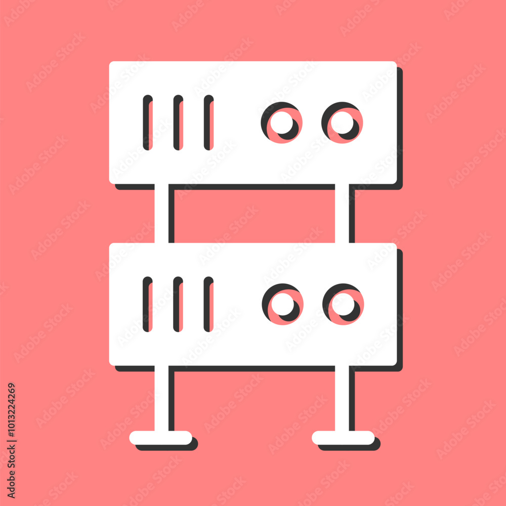 Server Vector Icon Server Vector Icon