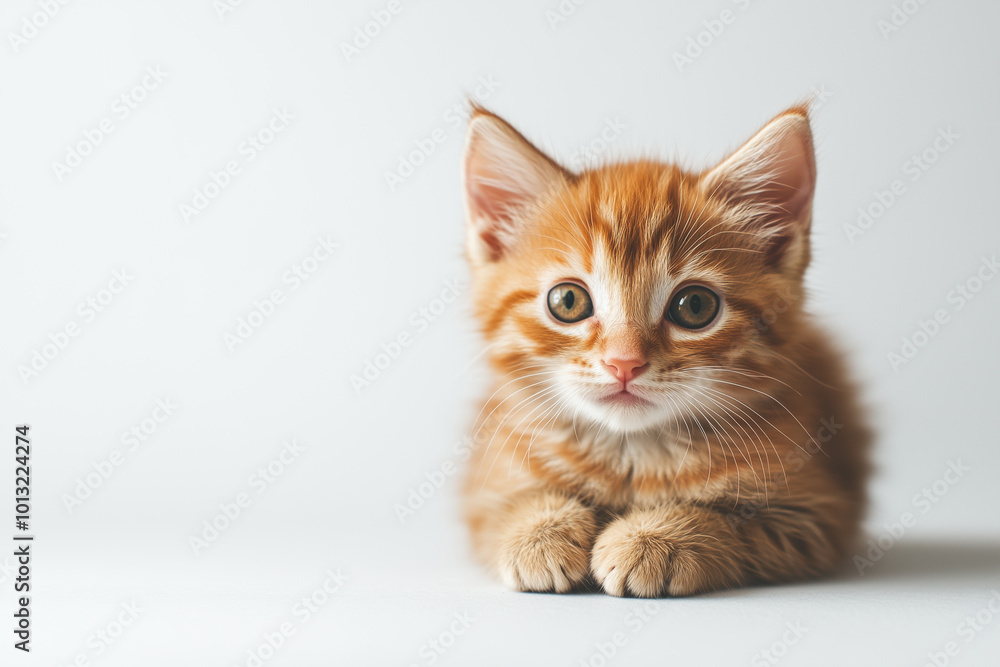 Adorable and Cute Kitten Background Adorable and Cute Kitten Background