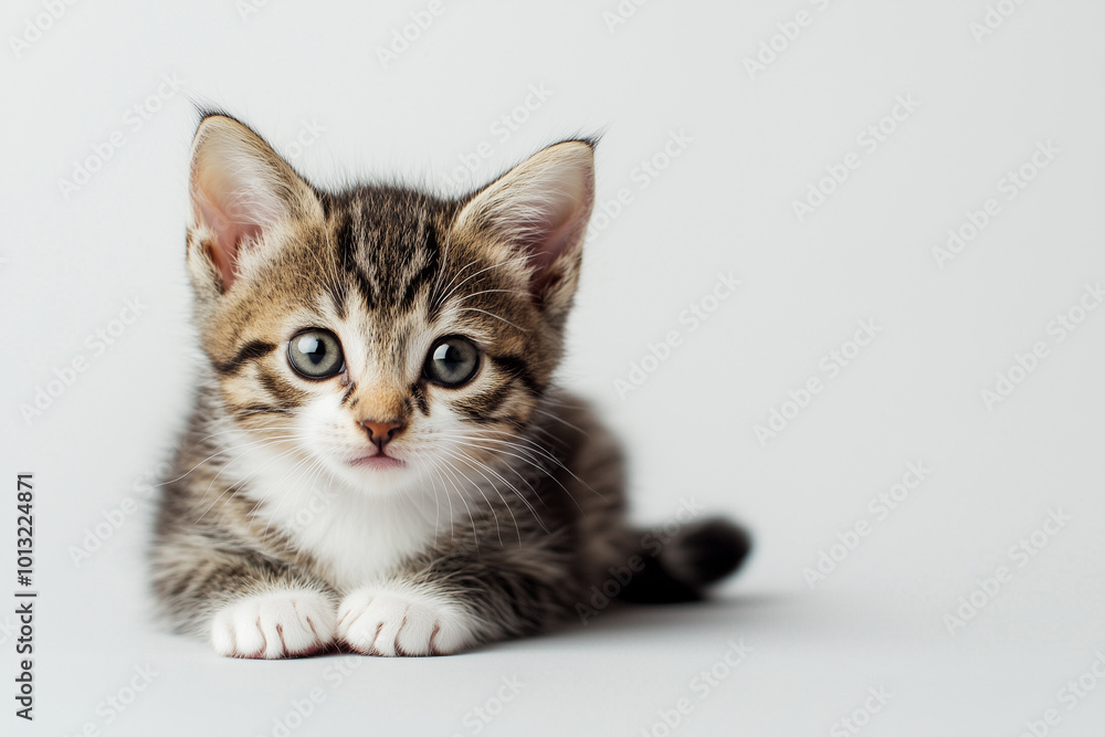 Adorable and Cute Kitten Background Adorable and Cute Kitten Background
