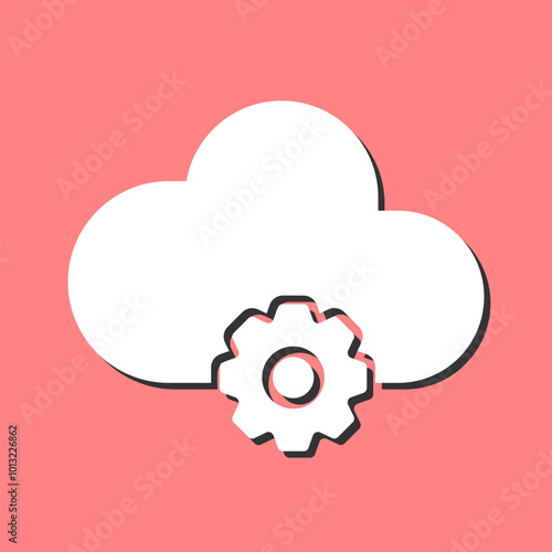 Cloud Computing Vector Icon