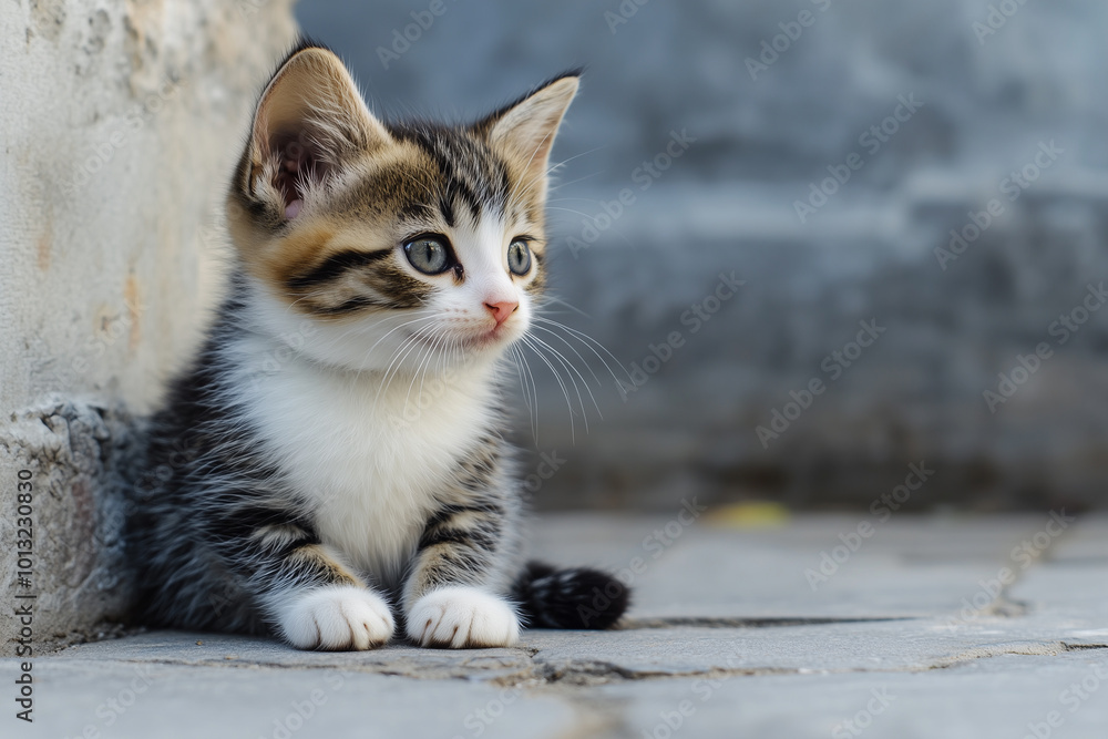 Adorable and Cute Kitten Background Adorable and Cute Kitten Background