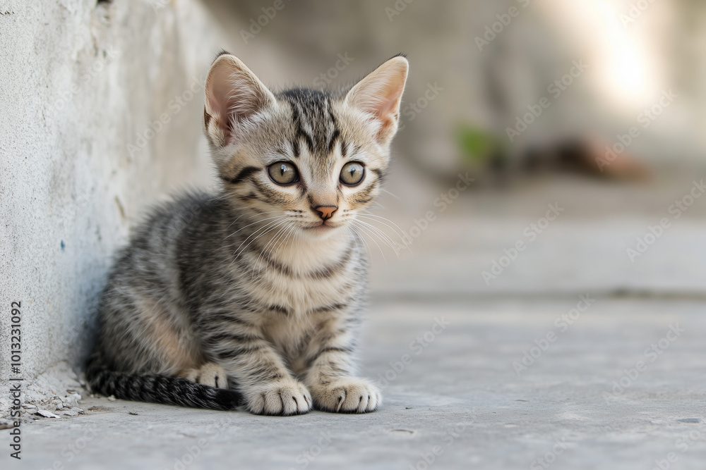 Adorable and Cute Kitten Background Adorable and Cute Kitten Background