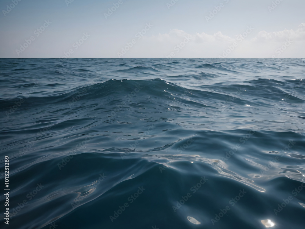 The blue waves’ motion is a dance of nature’s beauty. The blue waves’ motion is a dance of nature’s beauty.