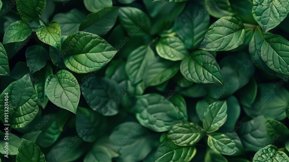 Abstract composition of small leaves forming a natural wall, rich green tones with soft light, ideal for fresh and lively backgrounds. Abstract composition of small leaves forming a natural wall, rich green tones with soft light, ideal for fresh and lively backgrounds.