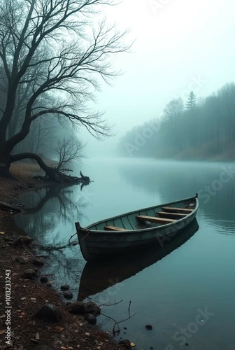 boat on the river