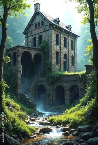 old house in the forest