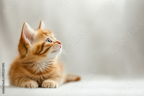 Adorable and Cute Kitten Background