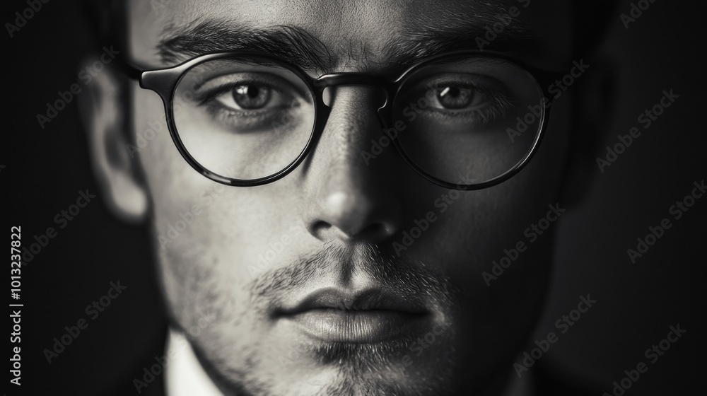 Person with glasses Person with glasses