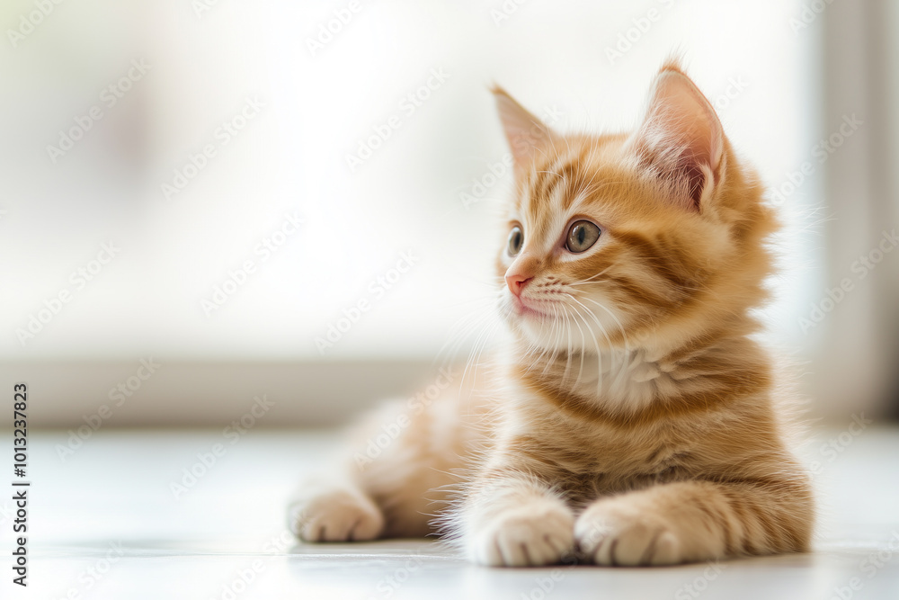 Adorable and Cute Kitten Background Adorable and Cute Kitten Background