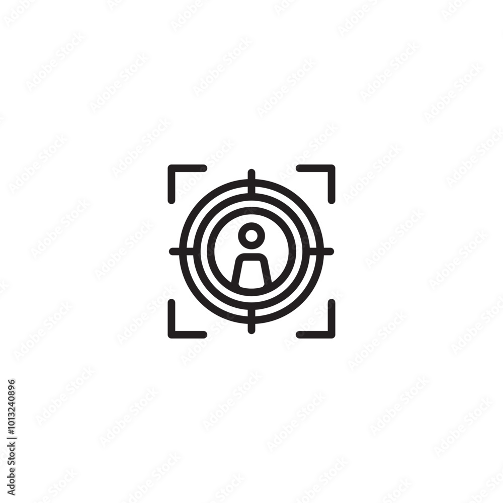 Target user icon. Targeted user, focus icon. Target user, focus icon. Target user icon. Targeted user, focus icon. Target user, focus icon.