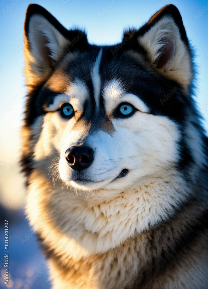 Obraz premium siberian husky dog