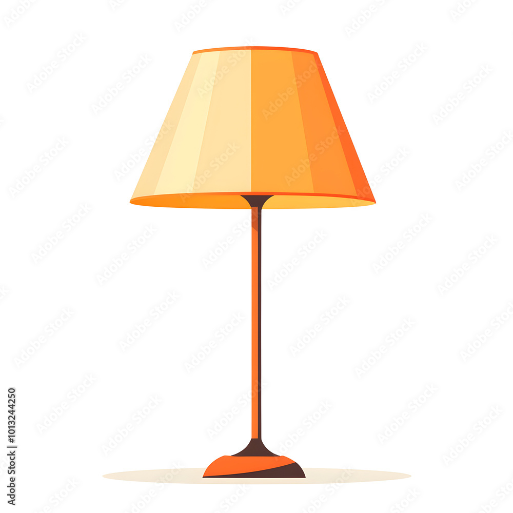 Flat design illustrations Lamp Flat design illustrations Lamp