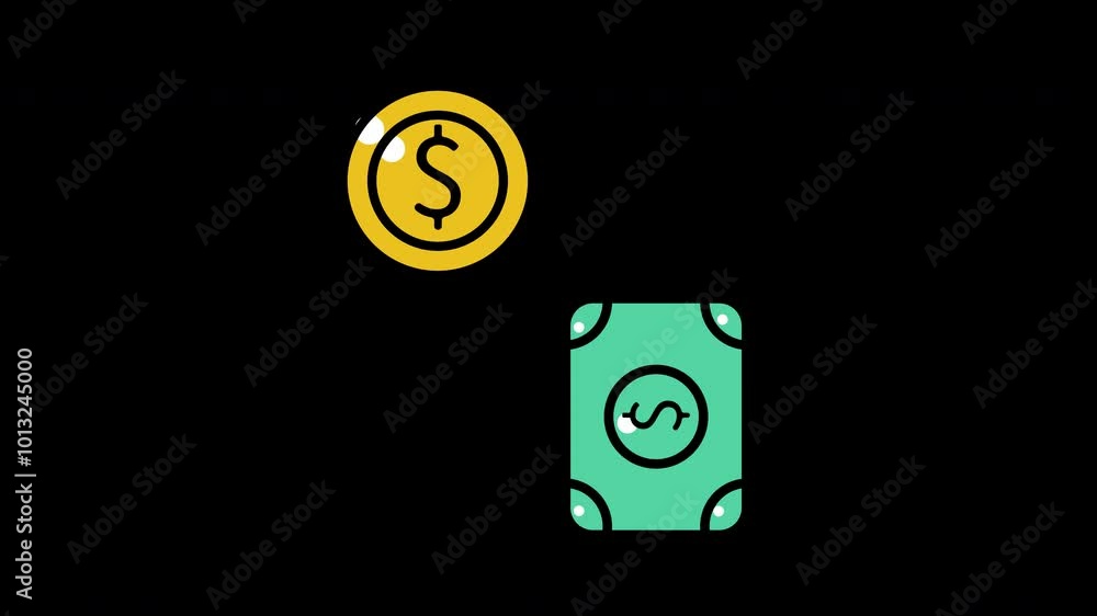 Animated currency exchange Animated currency exchange
