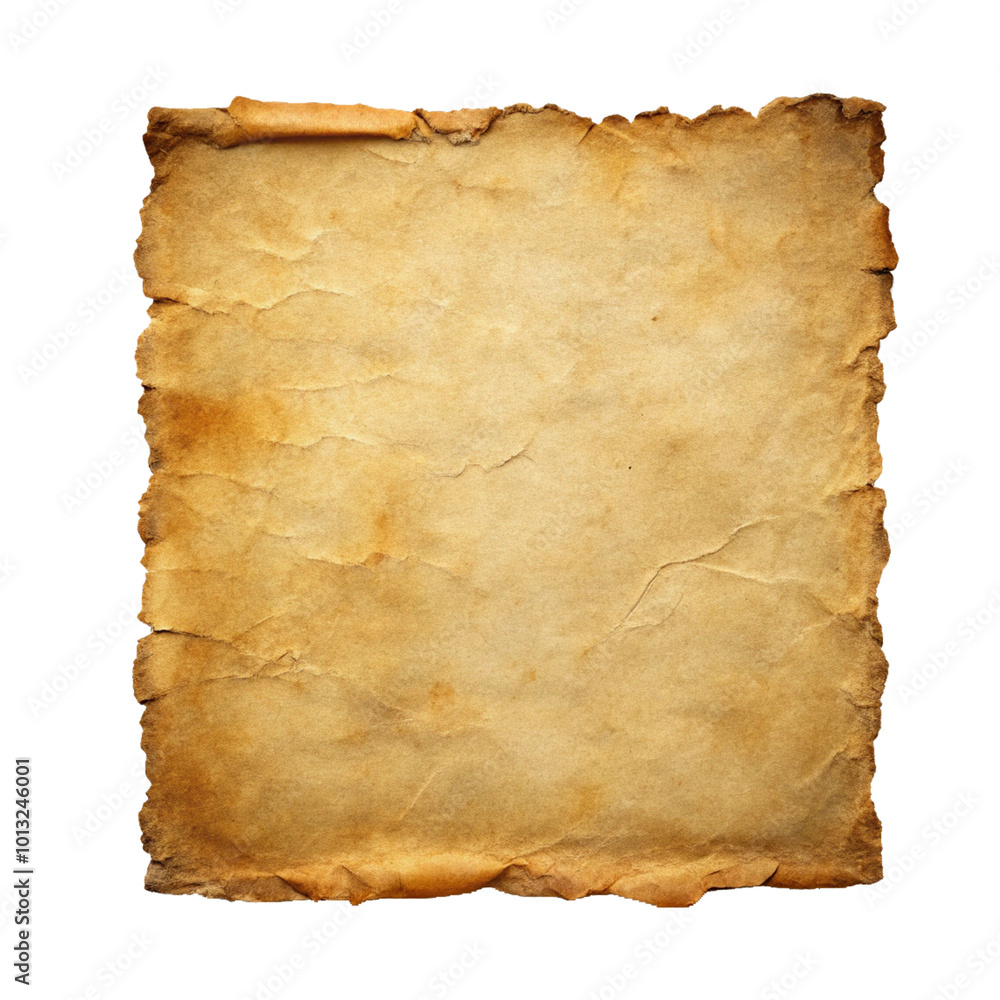 old worn paper isolated on a transparent background old worn paper isolated on a transparent background
