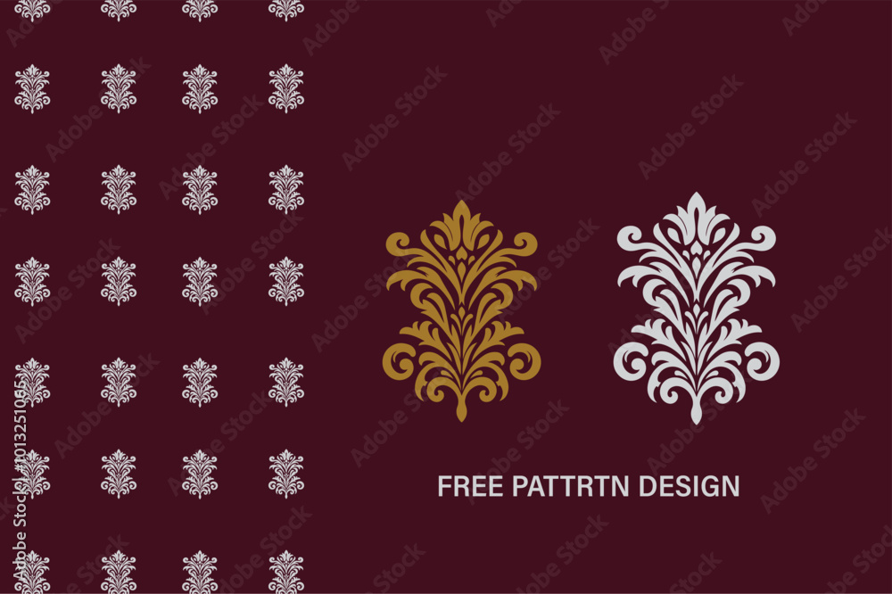 Damask graphic ornament vector, wedding card design element, card design ,printed design Damask graphic ornament vector, wedding card design element, card design ,printed design
