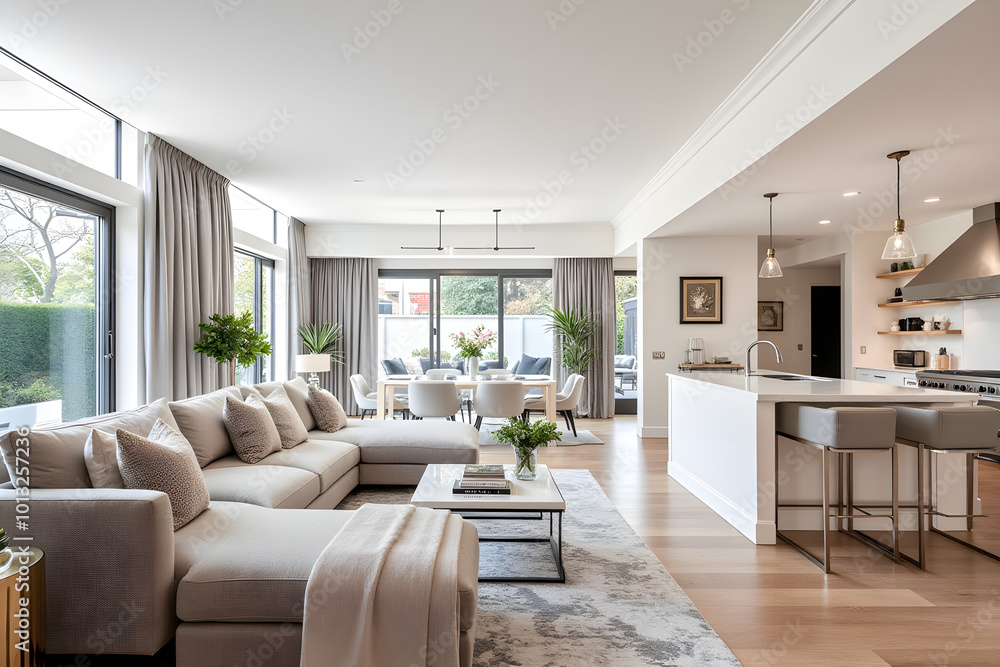 the interior of a comfortable modern house the interior of a comfortable modern house