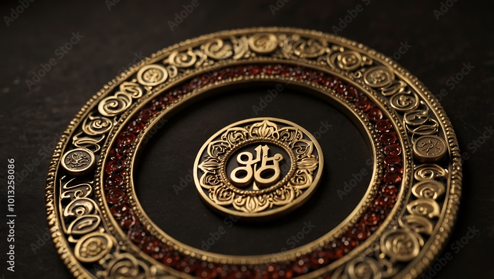 Tika and Bhai Dooj coin frame design symbolizing wealth and tradition. Tika and Bhai Dooj coin frame design symbolizing wealth and tradition.