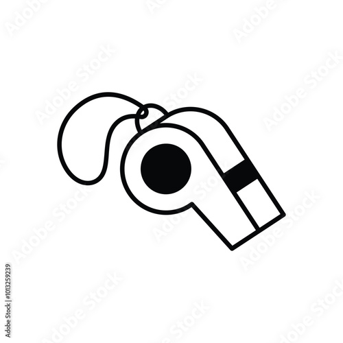 Whistle  vector icon