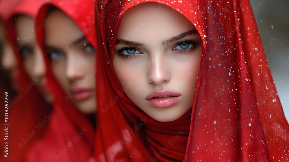 Diverse group of models from different ethnicities, ages, and backgrounds standing together in an urban cityscape, promoting global unity Diverse group of models from different ethnicities, ages, and backgrounds standing together in an urban cityscape, promoting global unity
