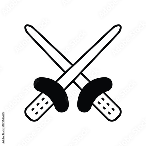 Fencers vector icon