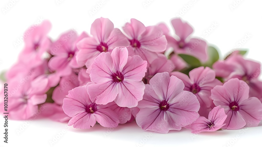 Obraz premium a group of pink flowers