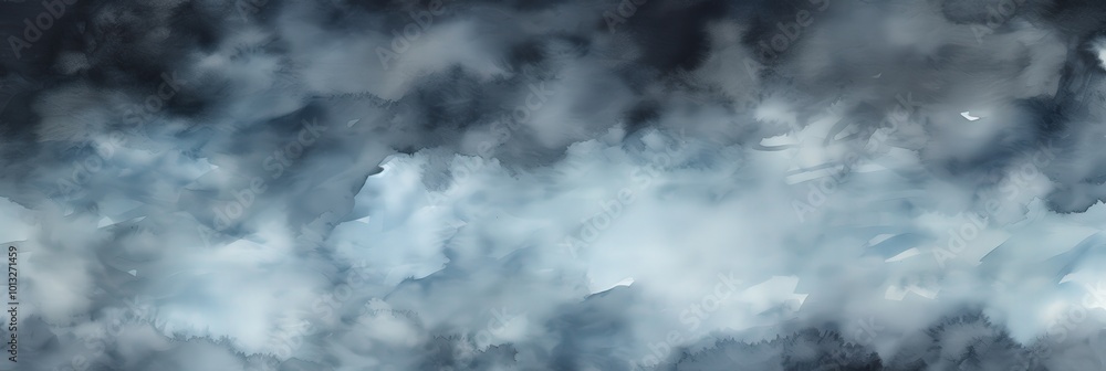 Obraz premium Abstract Watercolor Cloudscape