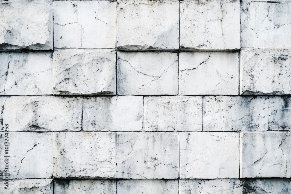 Fototapeta premium Stone Wall with Fire Hydrant