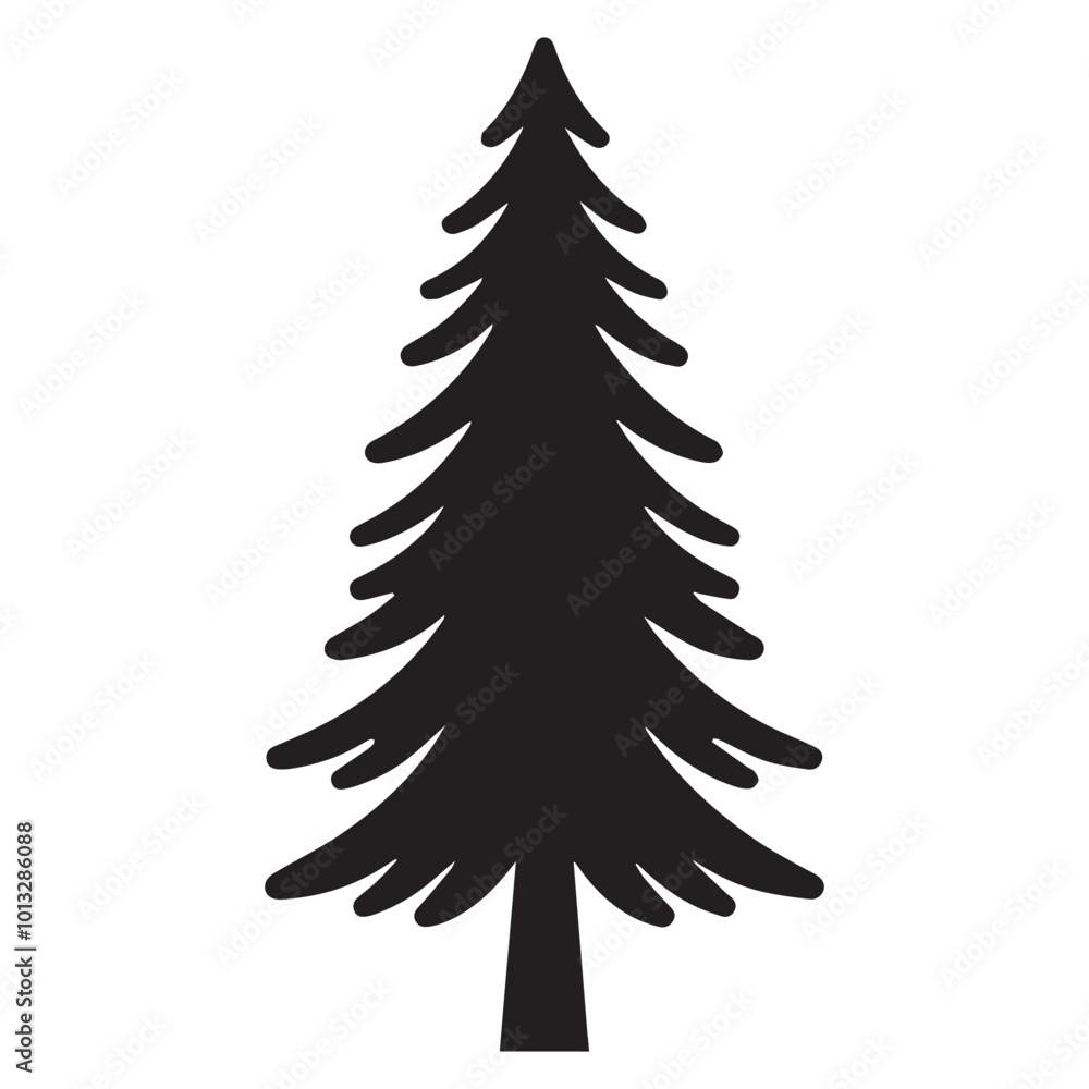 Spruce Tree Vector illustration in black and white - Spruce Plant Clipart Design
Spruce Tree Vector illustration in black and white - Spruce Plant Clipart Design
