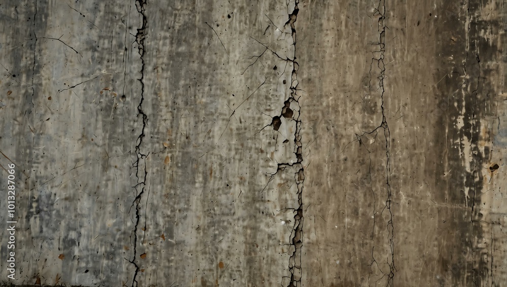 Texture of a weathered concrete wall with cracks and scratches. Texture of a weathered concrete wall with cracks and scratches.