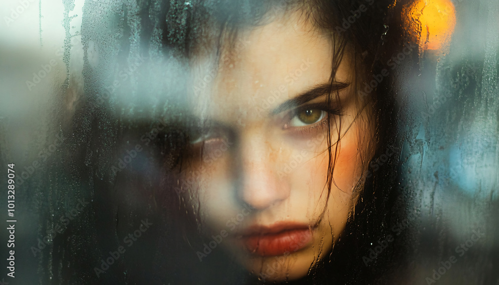 Photograph people behind frosted or steamed-up glass, leaving just enough visibility to make out their outlines and soft expressions Photograph people behind frosted or steamed-up glass, leaving just enough visibility to make out their outlines and soft expressions