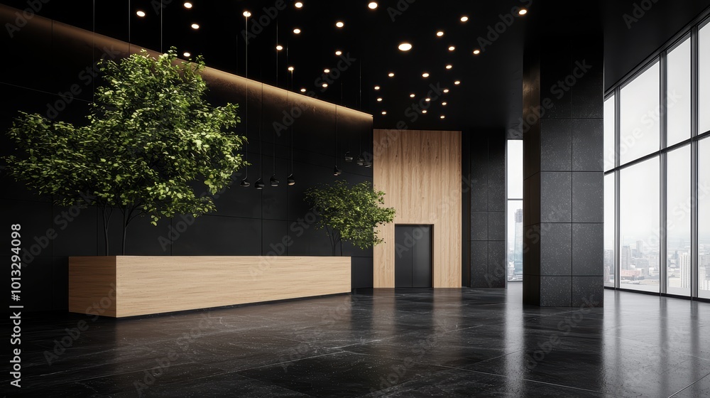 Modern 3D Rendering of an Educational Space Modern 3D Rendering of an Educational Space