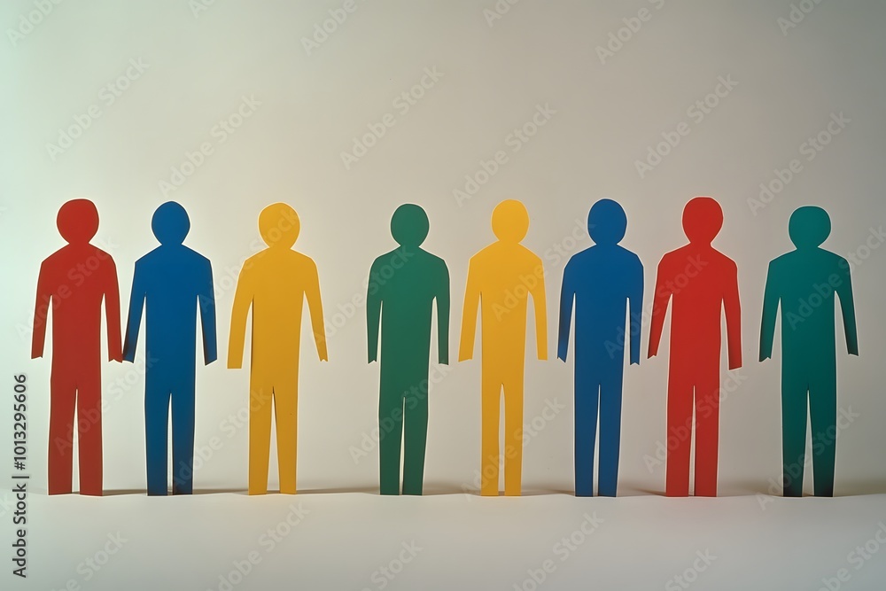 diverse group of people standing together diverse group of people standing together